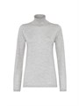 Легкая водолазка из кашемира и шелка Brunello Cucinelli с высоким воротником, 70% кашемир, производство Италия 11031843