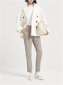 Brunello Cucinelli Женские шелковые джоггеры из ацетата с карманами, Италия, 52% ацетат/48% шелк 11035771