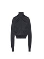 Balenciaga BB Paris Icon Knotted Fitted Zip-Up Jacket 11031202