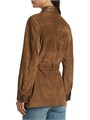 Nili Lotan Mila Belted Suede Cargo Jacket 11035336