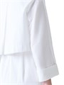 Akris Mimi Stitched Pleat Cotton Voile Jacket 11034234