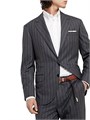 Блейзер из шерсти Super 150s с узором в широкую полоску от Brunello Cucinelli, Италия 11034571