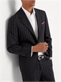 Блейзер из шерсти Super 150s с узором в широкую полоску от Brunello Cucinelli, Италия 11034571