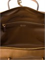 Prada Большая кожаная сумка с ручкой, размер 34 см x 23 см x 10 см, застежка на молнии 11035364
