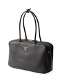 Prada Большая кожаная сумка с ручкой, размер 34 см x 23 см x 10 см, застежка на молнии 11035364