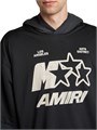 Худи Star из сетчатого трикотажа с капюшоном и длинными рукавами Amiri, 100% хлопок, произведено в Италии 11028305