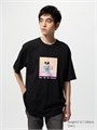Uniqlo Футболка Disney Art с графикой Микки Мауса из 100% хлопка, современный молодежный дизайн 11230225