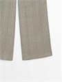 Клетчатые штаны Massimo Dutti с защипами и потайной застежкой, часть костюма 11201978