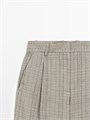 Клетчатые штаны Massimo Dutti с защипами и потайной застежкой, часть костюма 11201978