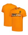 Starter Мужская оранжевая футболка с короткими рукавами и принтом Detroit Tigers Prime Time Team 11224222