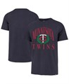 ',47 Brand Мужская синяя винтажная футболка с коротким рукавом Minnesota Twins Pitchout Franklin 11223276