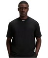 Hugo Boss Мужская футболка Boss из эластичного хлопка свободного кроя с контрастным логотипом 11176940