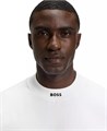Hugo Boss Мужская футболка BOSS из дышащего стрейч-хлопка свободного кроя с контрастным логотипом 11233743