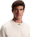 Hugo Boss Мужская футболка BOSS из дышащего стрейч-хлопка свободного кроя с контрастным логотипом 11233743