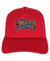 Mitchell &amp, Ness Регулируемая красная кепка-тракер Philadelphia 76ers Core Evergreen для мальчиков и девочек 11239531