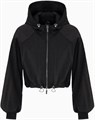 A|X Armani Exchange Куртка-ветровка с капюшоном A|X Armani Exchange для женщин, укороченная, для активного отдыха 11240639