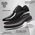 OrthoComfoot Мужские ортопедические кожаные туфли: поддержка свода, комфорт и стиль, идеальные для официальных мероприятий 11240899
