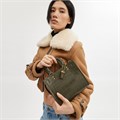 Coach Сумка Rogue 20 из натуральной крокодиловой кожи с множеством карманов и съемными ремнями 11232502