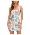Мини-платье с открытой спиной и принтом итальянского пикника от Show Me Your Mumu, 55% лен 11226444