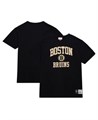 Мужская черная футболка Mitchell &amp, Ness Boston Bruins Legendary Slub с круглым вырезом, выполненная из мягкого хлопка 11224404