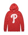 Homage Мужское легкое худи с раглан-рукавами Philadelphia Phillies, 50% полиэстер, 37% хлопок, 13% вискоза 11239398