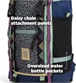 Topo Designs Рюкзак Rover Trail 22L из переработанного нейлона с анатомической спинкой и карманами для бутылок 11241736