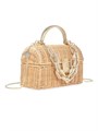 Judith Leiber Сумка-корзина из ротанга Isla с удобной ручкой и съемными цепочками 11166459
