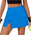 Теннисная мини-юбка Pinspark с высоким поясом, двумя карманами и разрезом, для спорта и активного отдыха 11241120