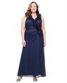Платье Alex Evenings большого размера, из легкой сетки, с V-образным вырезом и в стиле A-line 11227884