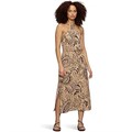 Платье-халтер Sanctuary Havana Nights с пейсли узором, 82% вискоза, 18% лен, без рукавов 11226453