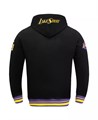 Чёрное хлопковое худи с длинными рукавами и капюшоном Pro Standard Los Angeles Lakers 2024/25 City Edition 11222293