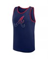 Logo Athletic Молодёжная хлопковая майка Atlanta Braves Unmatched Success с логотипом, классический прямой фасон 11221785