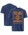 Sportiqe Мужская футболка New York Knicks из коллекции Distressed Rock Roll Angus с минеральным эффектом, 100% хлопок 11223399