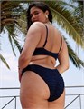 Текстурированные бикини-шорты с высокой талией ASOS Curve Courtney и тонкими краями 11011323