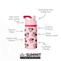 Simple Modern Бутылка для воды Summit 414 мл из нержавеющей стали для холодных напитков с полипропиленовым контейнером, подходящая для мытья в посудомоечной машине. 11189627