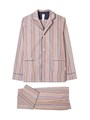 Пижама с полосками от Paul Smith из 100% хлопка: лонгслив с карманами и брюки на завязках 11165270