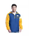 G-III Sports Лёгкий молодёжный лонгслив-худи Buffalo Sabres с полузастёжкой на молнии, двумя карманами и регулируемым капюшоном 11224926