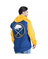 G-III Sports Лёгкий молодёжный лонгслив-худи Buffalo Sabres с полузастёжкой на молнии, двумя карманами и регулируемым капюшоном 11224926