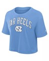 Женская укороченная футболка Carolina Blue North Carolina Tar Heels от Jordan с технологией Dri-FIT 11221759