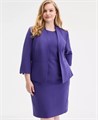 Женский блейзер большого размера с 3/4 рукавами без воротника от Kasper 11227898