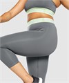 Укороченные бесшовные леггинсы Gymshark Fit Seamless с эластичным поясом для свободы движений 11236445