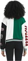 Flygo Лонгслив Varsity College Jacket с цветовым блоком, 75% хлопка, 25% полиэстера, стильный уличный стиль 10022951
