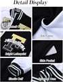 Flygo Лонгслив Varsity College Jacket с цветовым блоком, 75% хлопка, 25% полиэстера, стильный уличный стиль 10022951