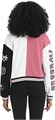 Flygo Лонгслив Varsity College Jacket с цветовым блоком, 75% хлопка, 25% полиэстера, стильный уличный стиль 10022951