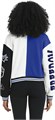 Flygo Лонгслив Varsity College Jacket с цветовым блоком, 75% хлопка, 25% полиэстера, стильный уличный стиль 10022951