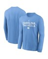 Jordan Мужской лонгслив футболка Carolina Blue North Carolina Tar Heels 2025 Sideline с технологией Dri-FIT 11224729