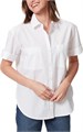 Рубашка Gloria Vanderbilt Amanda с короткими рукавами и карманами, классический женственный силуэт 10022895