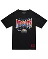 Mitchell &amp, Ness Мужская черная футболка с круглым вырезом и графикой из коллекции Worldwide Collection от Denver Nuggets 11176944