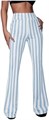 Стильные расклешённые полосатые лосины Soly Hux с эластичным высоким поясом, удобные для повседневной носки 11241697