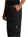 Нейлоновые зауженные брюки Stone Island с эластичным поясом и карманами, 100% нейлон 11027768